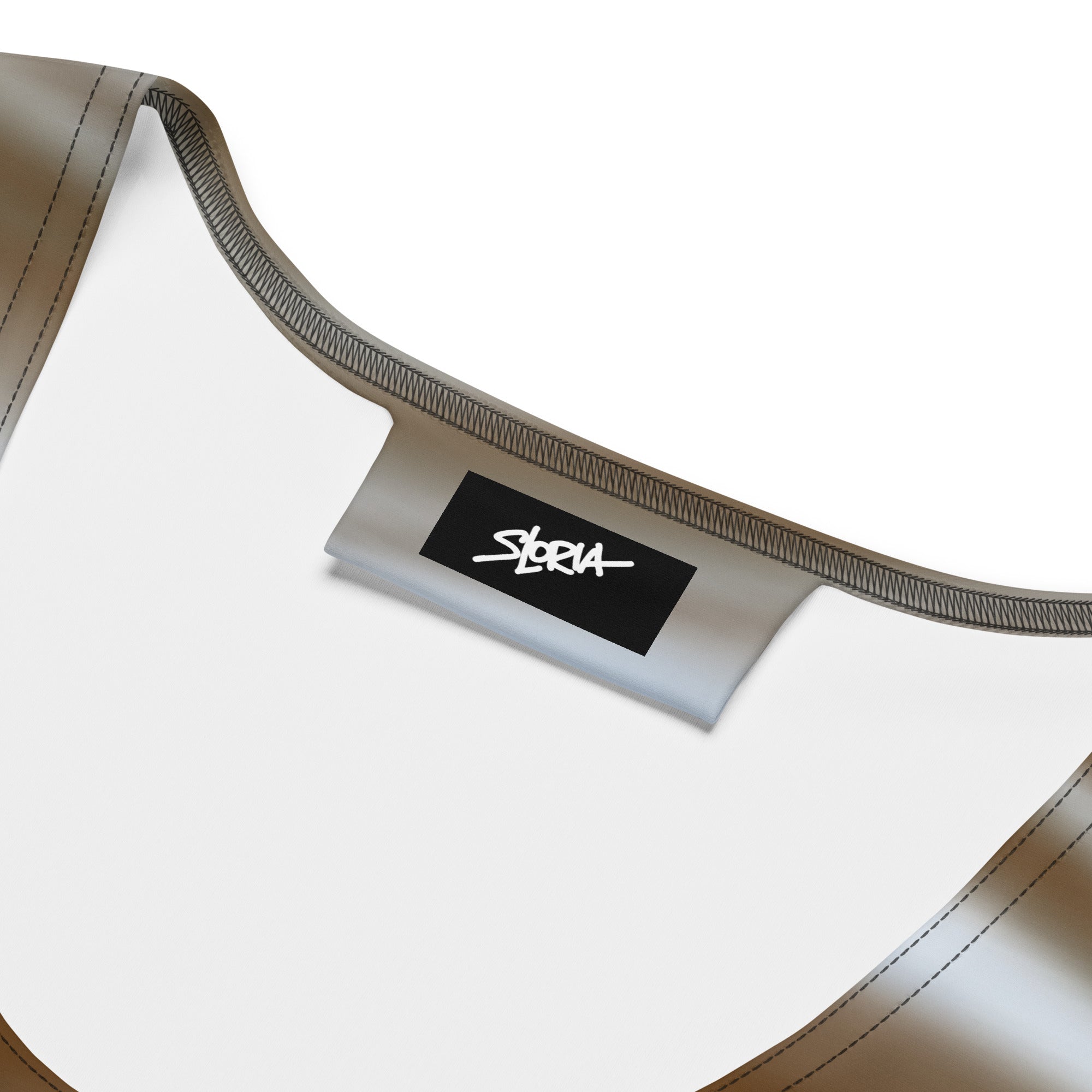 Close-up of a product with 'S.Loria' branding on a white background