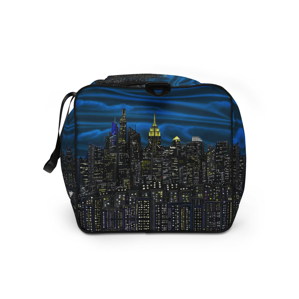  Bag with cityscape Loria NYC Art design on a white background
