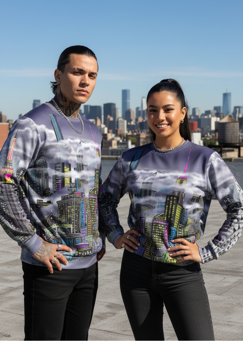 Unisex Sweatshirt - Serata - Loria NYC Art