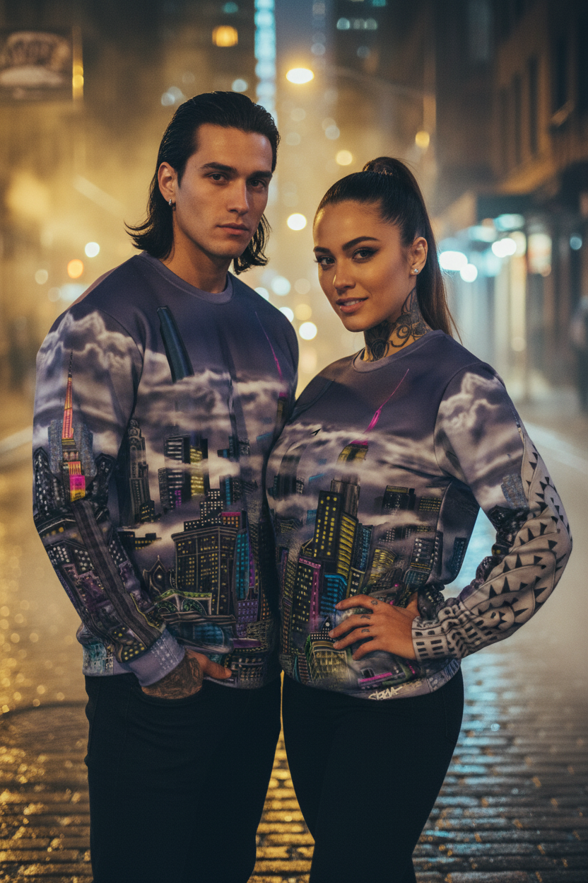 Unisex Sweatshirt - Serata - Loria NYC Art