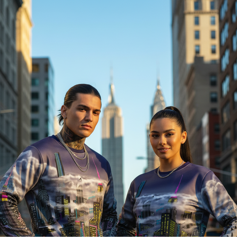 Unisex Sweatshirt - Serata - Loria NYC Art