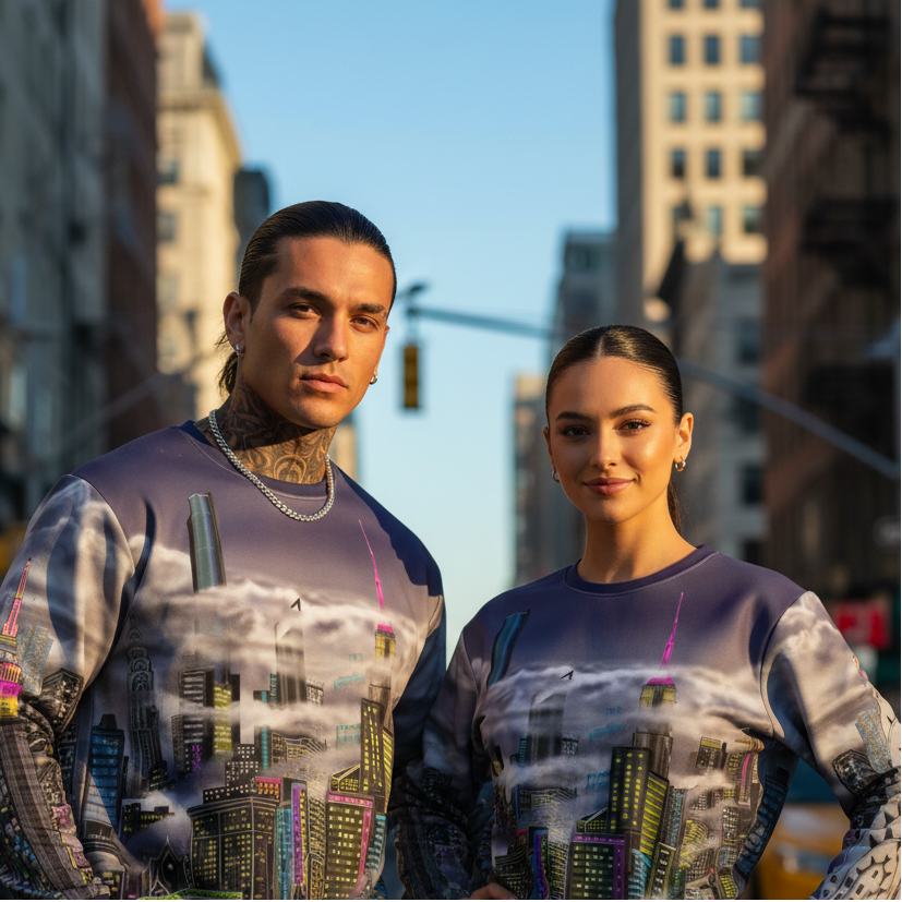 Unisex Sweatshirt - Serata - Loria NYC Art