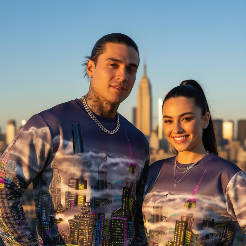 Unisex Sweatshirt - Serata - Loria NYC Art