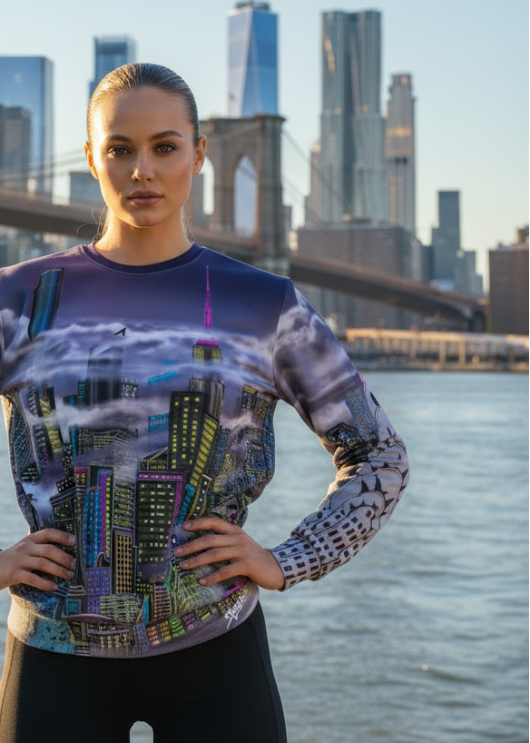 Unisex Sweatshirt - Serata - Loria NYC Art