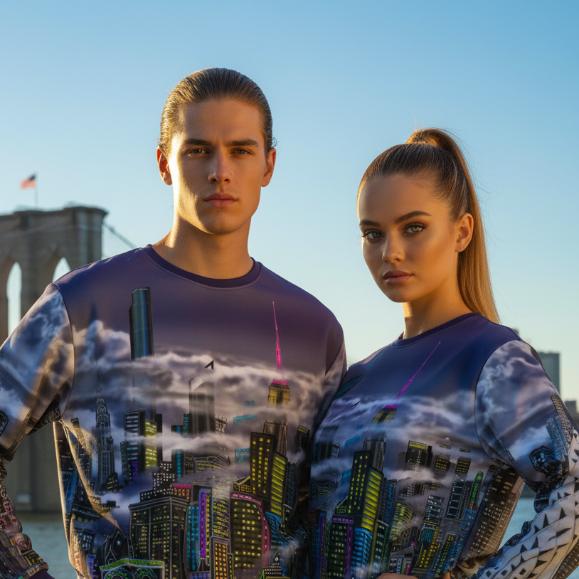 Unisex Sweatshirt - Serata - Loria NYC Art