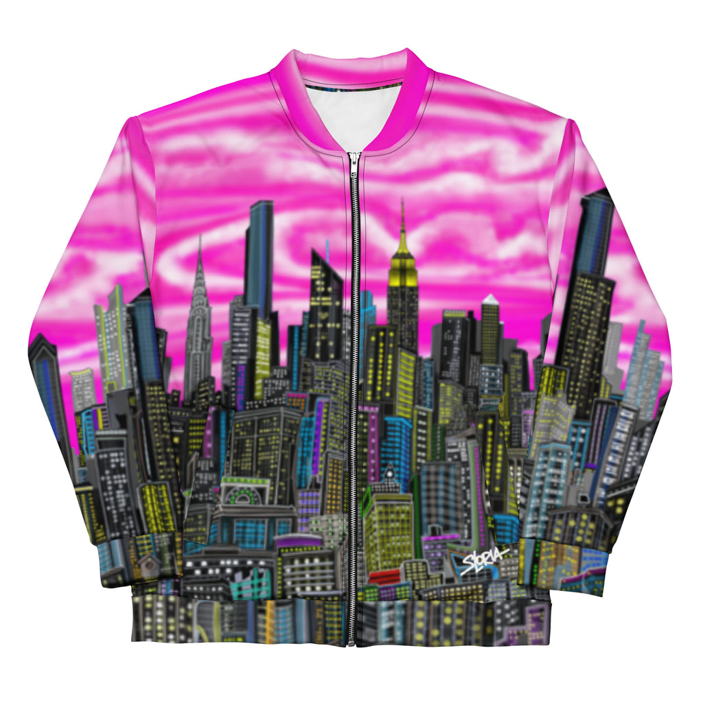 Folded sleeves of a jacket design by Loria NYC Art
