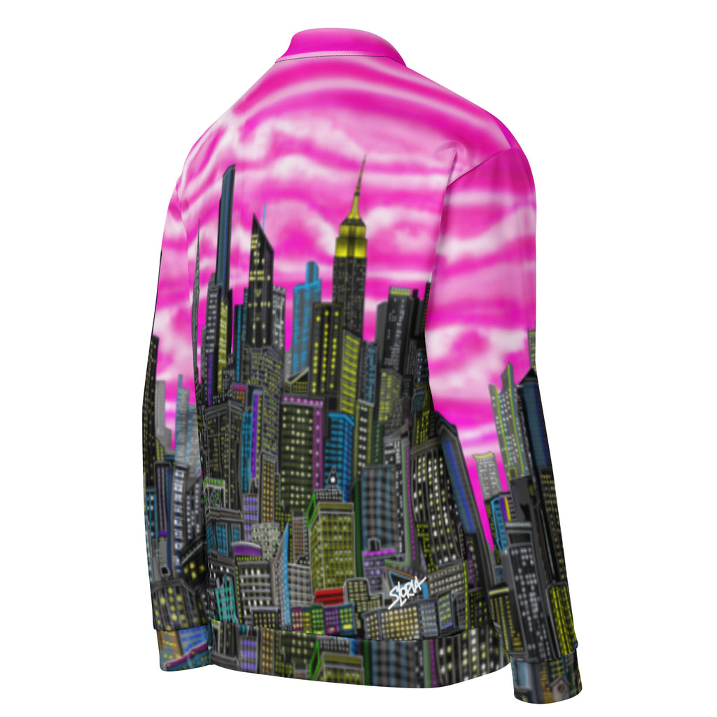 Back side of  jacket design by Loria NYC Art