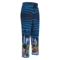 Pajama pants with cityscape Loria NYC Art design on a white background