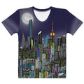 Loria NYC Art shirt on white background 