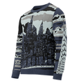 Sweater with cityscape Loria NYC Art design on a white background
